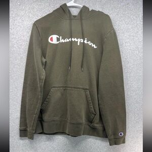Champion Olive Green Hoodie